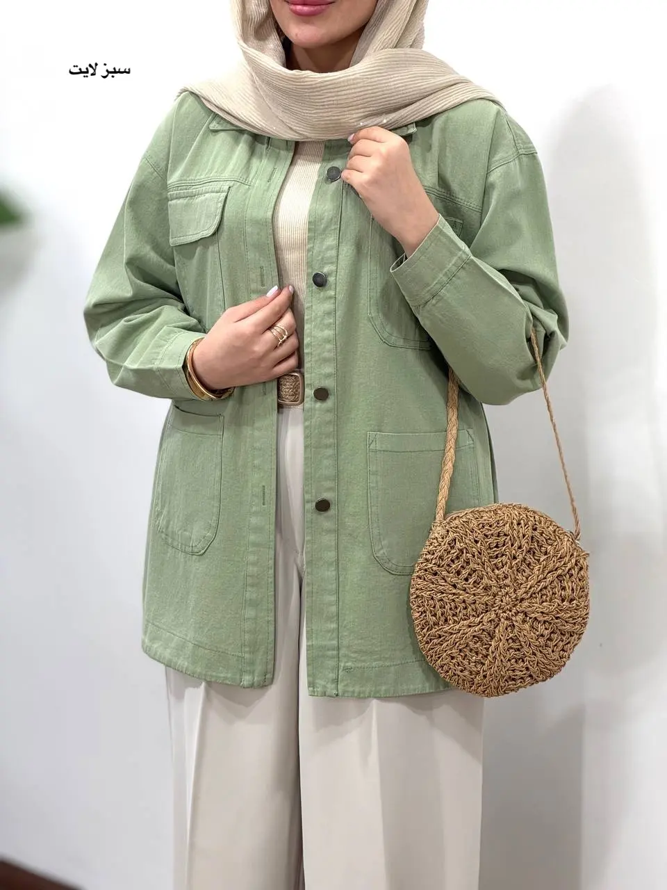 مانتو کتان کاغذی آیسو دورا